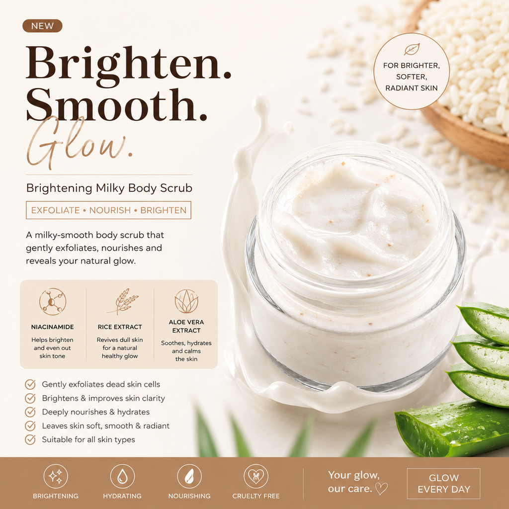 Brightening Milky Body Scrub
