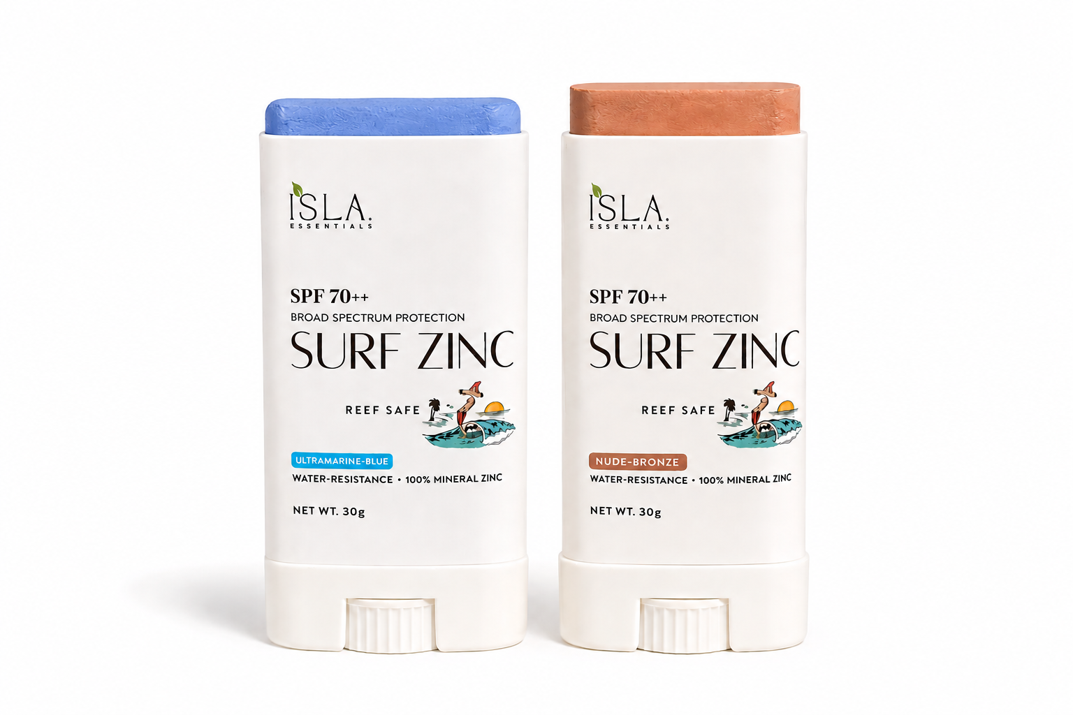 Mineral Surf Zinc Sun Protection SPF 70++| Water-resistant | REEF-SAFE | Non-nano ZINC OXIDE
