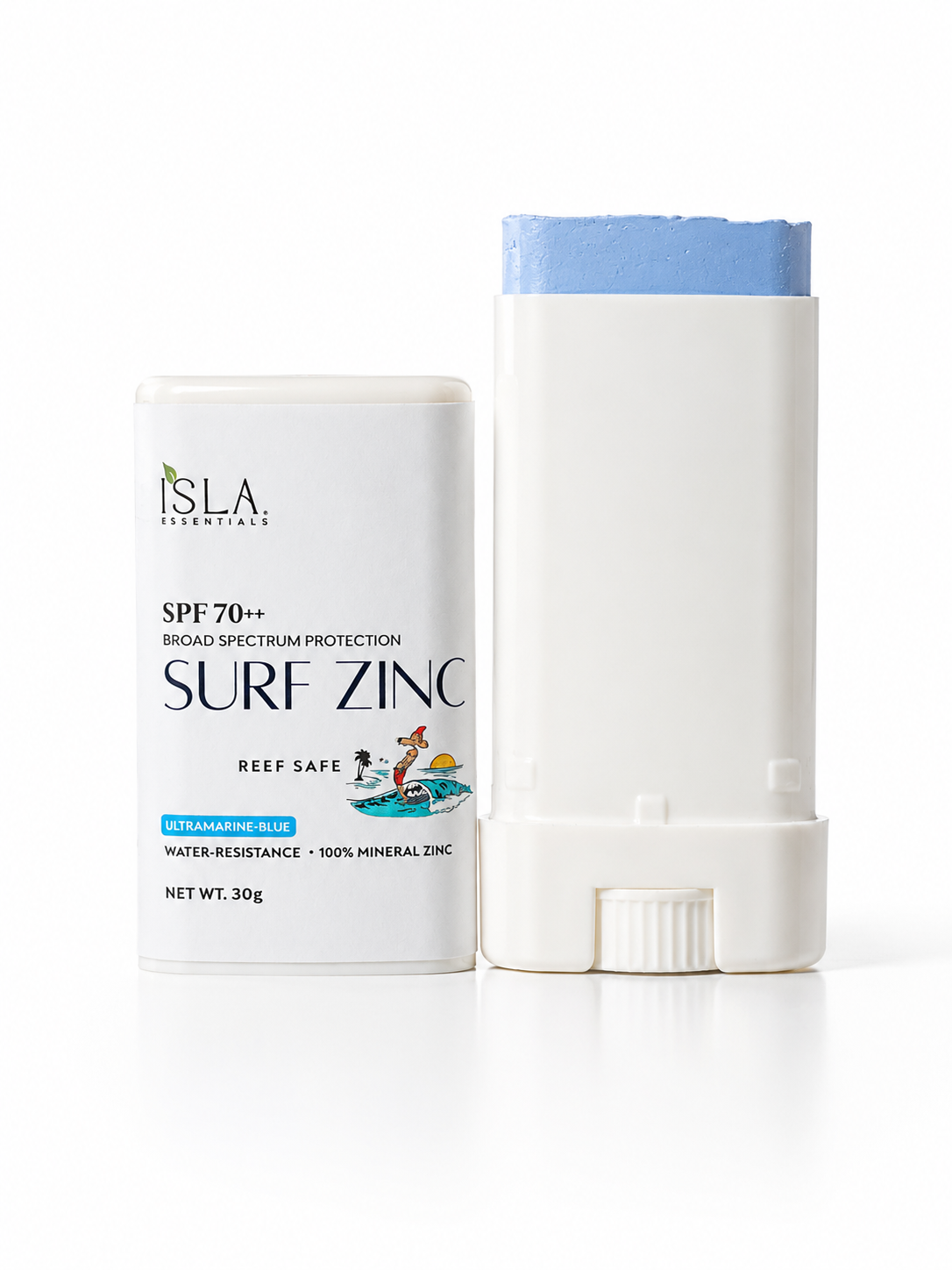 Mineral Surf Zinc SPF70++ | Reef-Safe Sunscreen Stick | Non-Nano Zinc Oxide