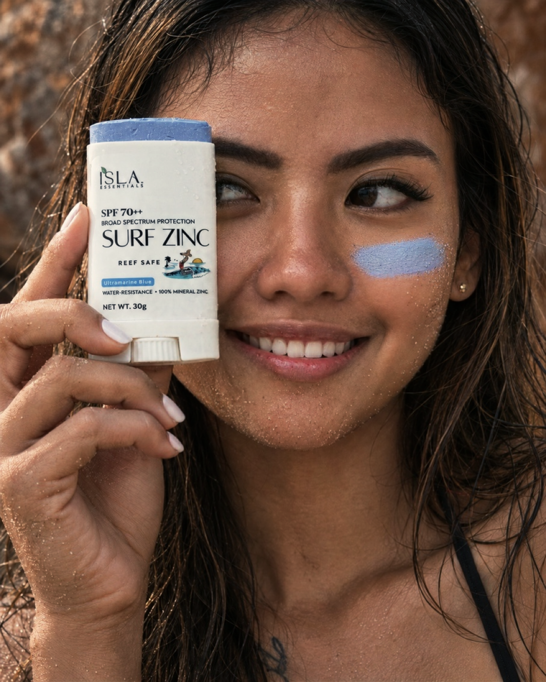 Mineral Surf Zinc SPF70++ | Reef-Safe Sunscreen Stick | Non-Nano Zinc Oxide